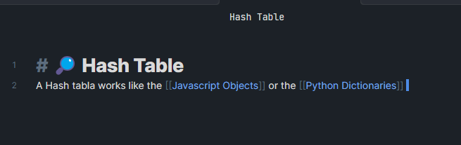 Hash Table Note
